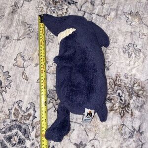 Jellycat Large Toothy Shark -Navy - Smiley16” Beanbag Bottom Retired